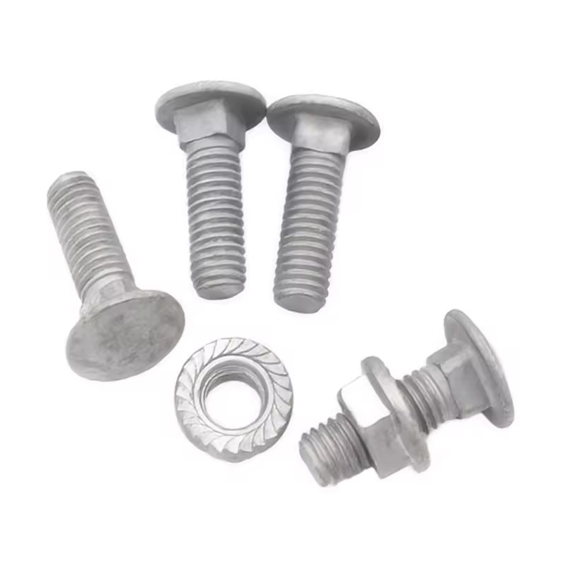 Factory Wholesale DIN603 Carriage Bolt Stainless Steel Square Neck Mushroom Round Head Carbon Steel Coach Bolt