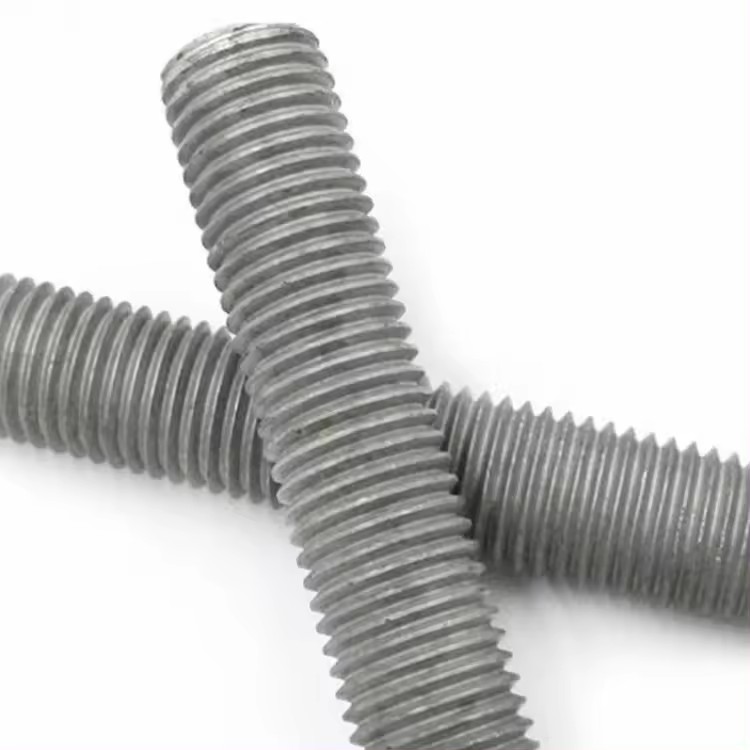 Hardware Manufacture High Quality Customized Stud Bolt Milling Flutes Threaded Rod