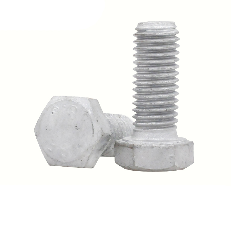 Wholesale Fastener Gr4.8 Gr8.8 Gr10.9 Carbon Steel DIN933 DIN931 Hex Head Bolt