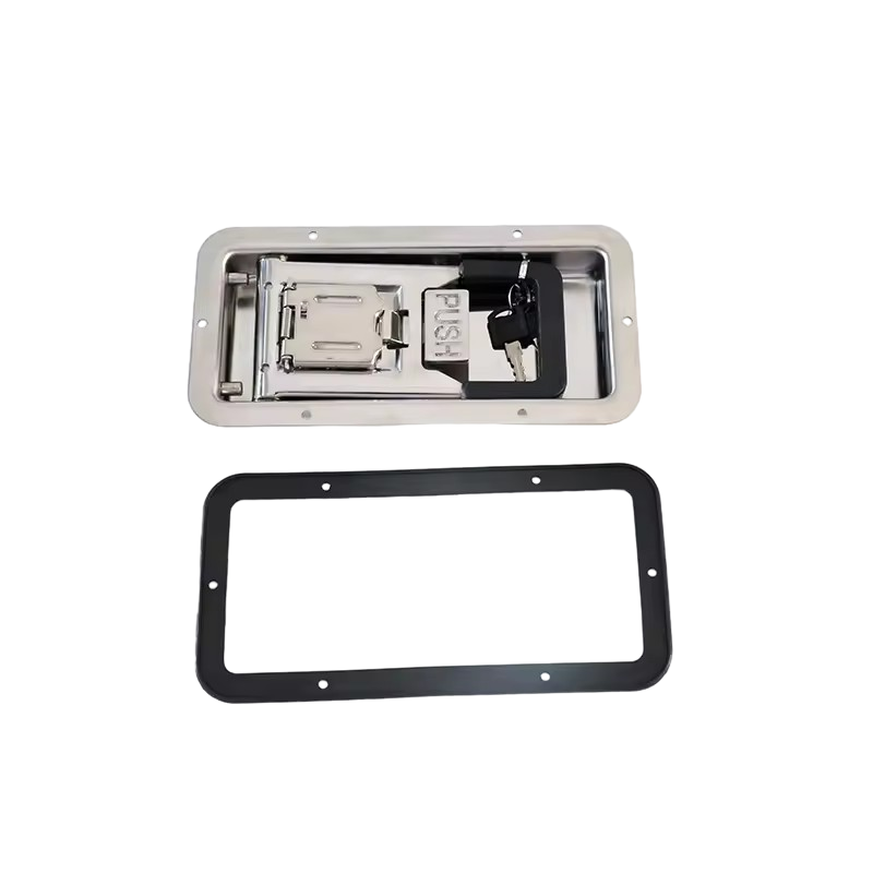 Stainless Steel Recessed Bar Lock for Cargo Trailer Truck Body Parts