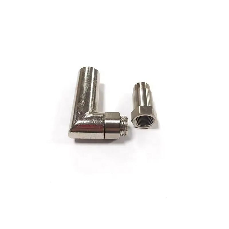 CNC Auto Parts Steel Nickel Plated 90 Degree Adapter Extension Gasket