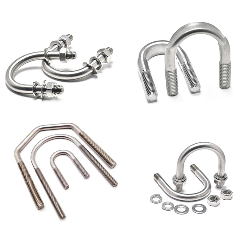 Customized Steel U-Shaped Bolt Special U Bolt with Nut for Industrial