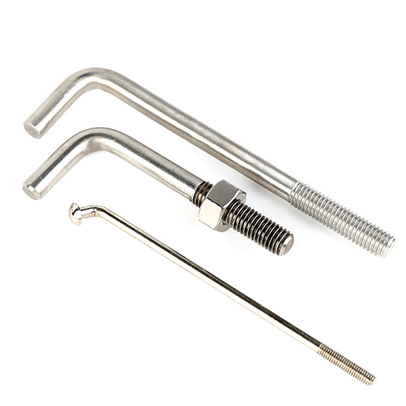 China Fastener Supplier OEM Stainless Steel Customized J Bolt L Bolt