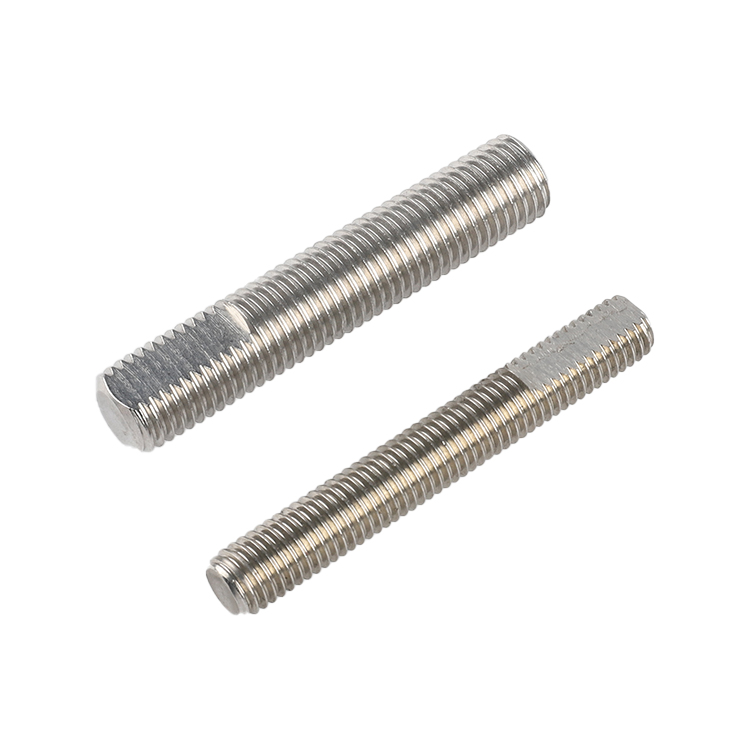 Hardware Manufacture High Quality Customized Stud Bolt Milling Flutes Threaded Rod