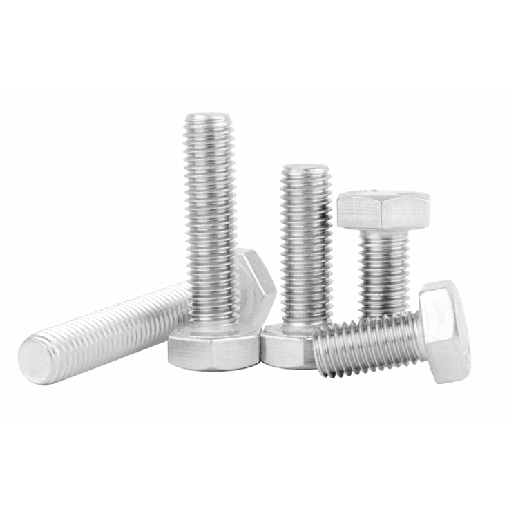 High Quality Full Thread Alu Screw Hex Head Machine Aluminum Bolt