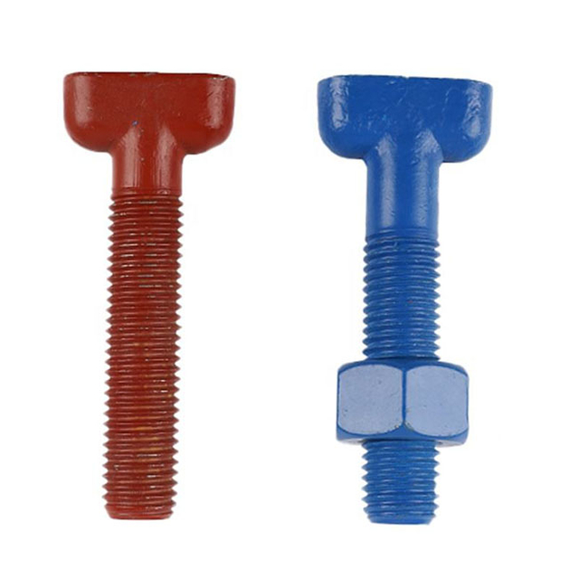 High Tensile Blue Fluoropolymer Coated Dacromet T Head Bolt