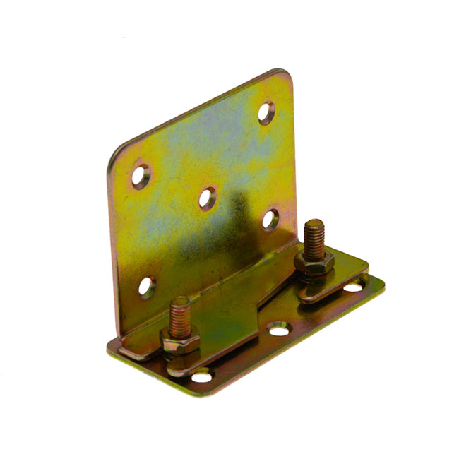 Colorized Galvanized Customized Metal Bed Corner Bracket