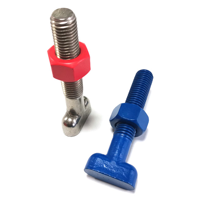 High Tensile Blue Fluoropolymer Coated Dacromet T Head Bolt