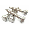 Fastener Manufacturer Hexagon Head Wood Screws DIN571 A4-80 for Timber construction
