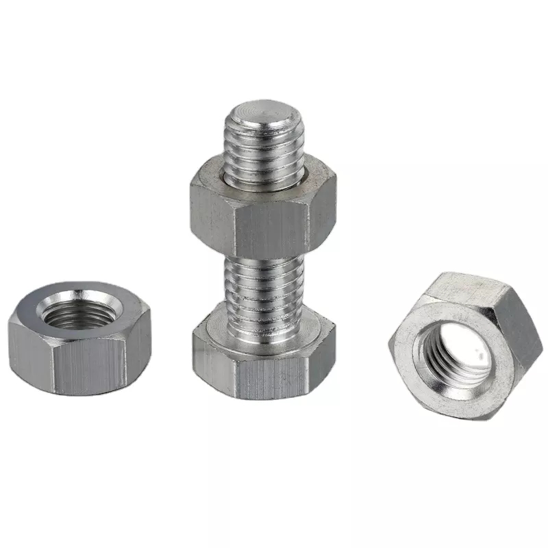 High Quality Full Thread Alu Screw Hex Head Machine Aluminum Bolt