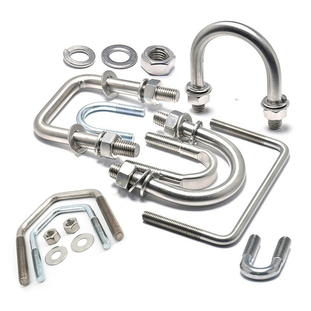 Customized Steel U-Shaped Bolt Special U Bolt with Nut for Industrial