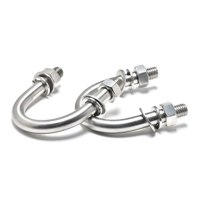 Customized Steel U-Shaped Bolt Special U Bolt with Nut for Industrial