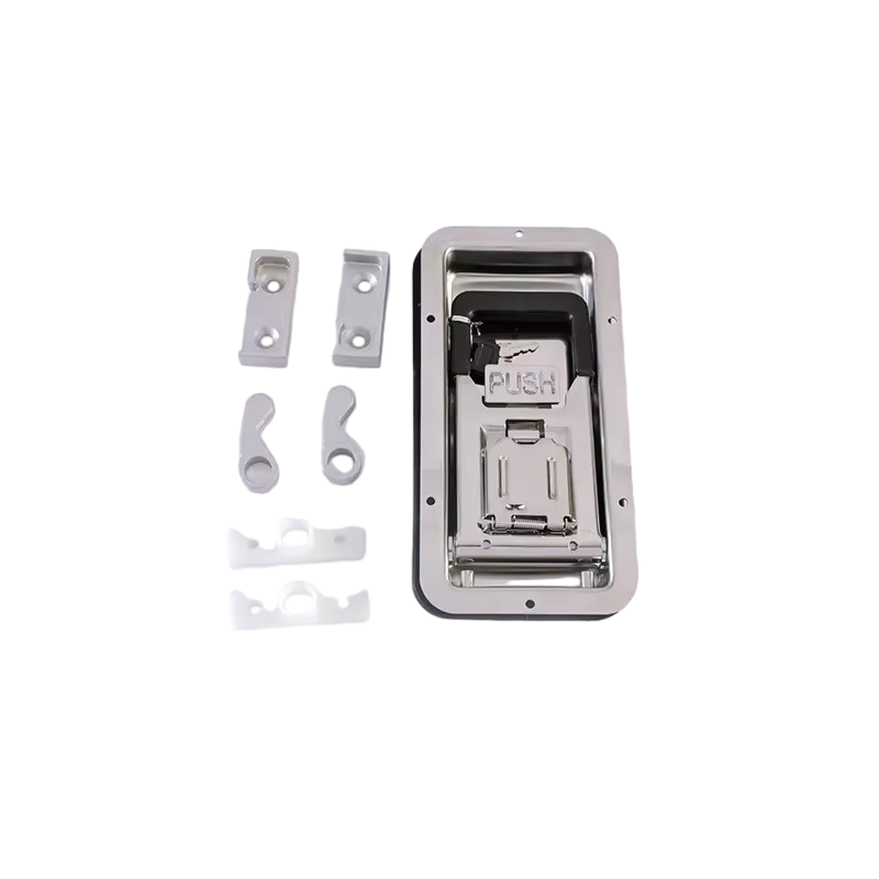 Stainless Steel Recessed Bar Lock for Cargo Trailer Truck Body Parts