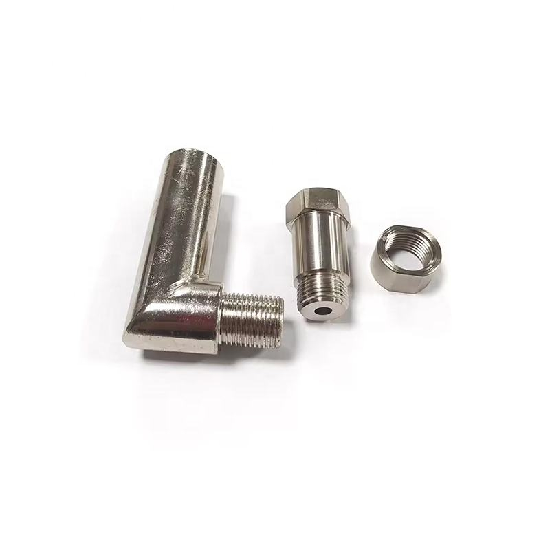 CNC Auto Parts Steel Nickel Plated 90 Degree Adapter Extension Gasket