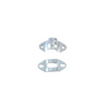 Truck Body Rear Steel Zinc Plated Bar Lock Handle