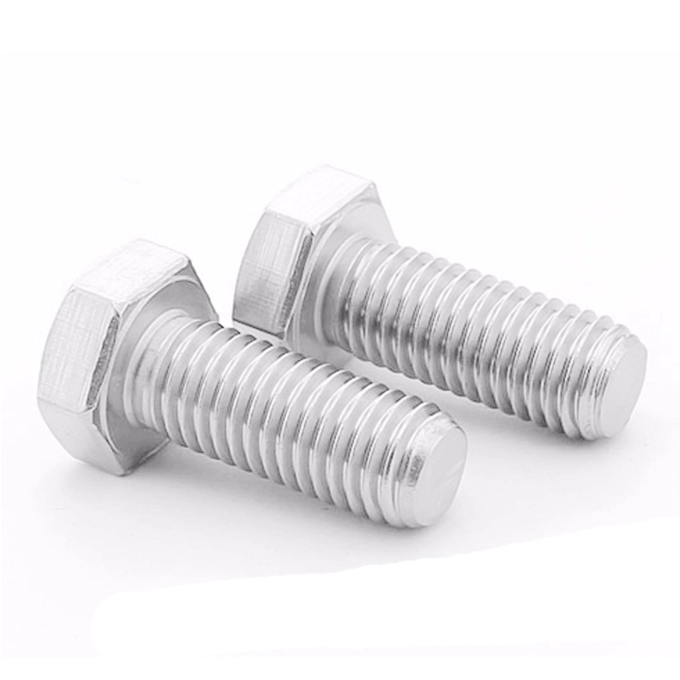 High Quality Full Thread Alu Screw Hex Head Machine Aluminum Bolt