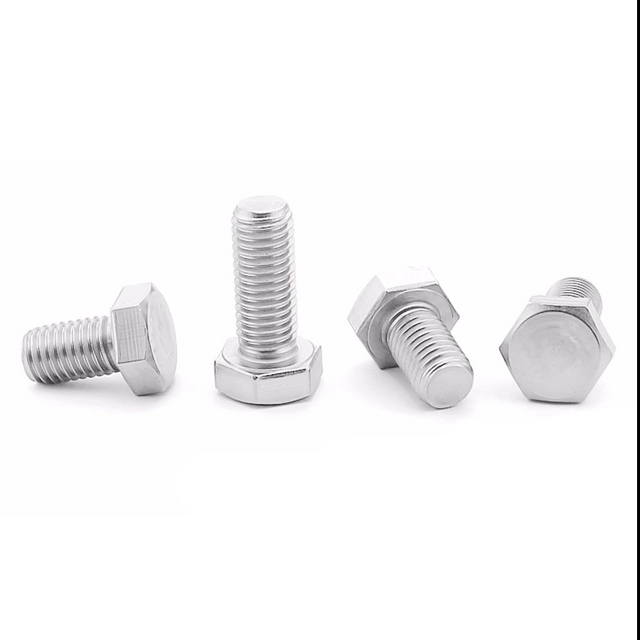 High Quality Full Thread Alu Screw Hex Head Machine Aluminum Bolt