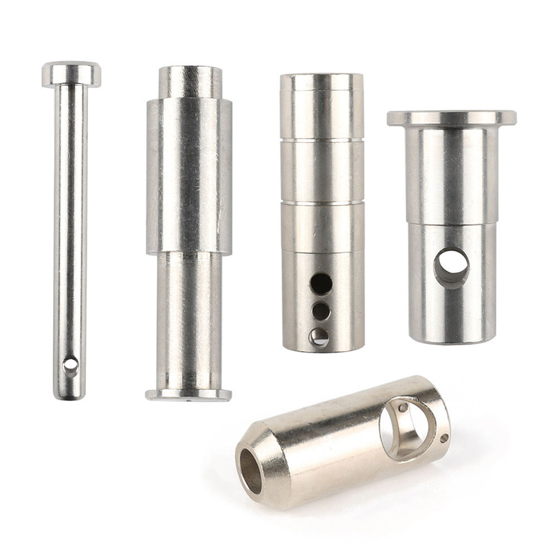 Customized Dowel Pins CNC Turning Stainless Steel Clevis Pin Shaft With Flat Head