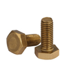 High Quality Full Thread Brass Screw Hex Head Machine Brass Bolt