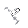 Stainless Steel Recessed Bar Lock for Cargo Trailer Truck Body Parts