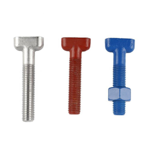 High Tensile Blue Fluoropolymer Coated Dacromet T Head Bolt