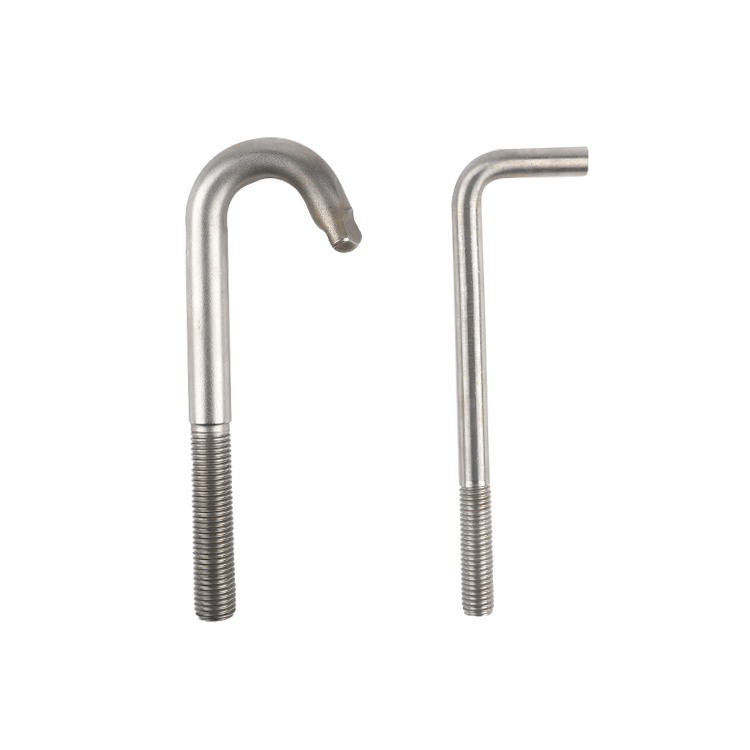 China Fastener Supplier OEM Stainless Steel Customized J Bolt L Bolt
