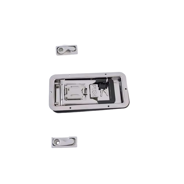 Stainless Steel Recessed Bar Lock for Cargo Trailer Truck Body Parts
