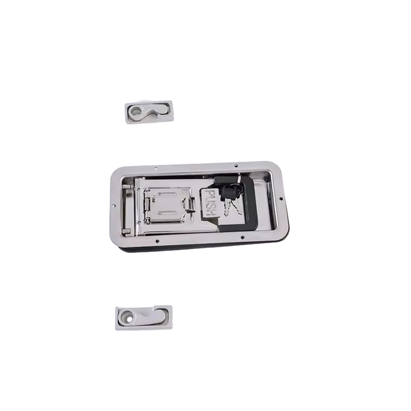 Stainless Steel Recessed Bar Lock for Cargo Trailer Truck Body Parts