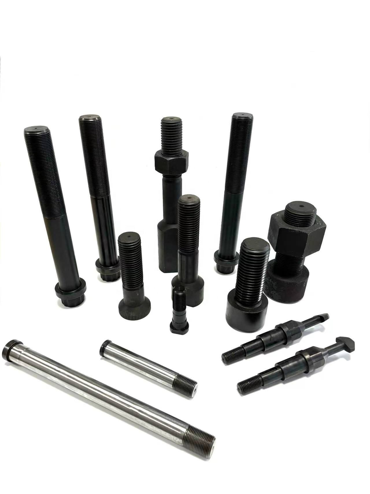 High-Quality Black UNC Grade 5 Plow Bolt - Durable Steel Construction, Flat Head, Various Sizes Available