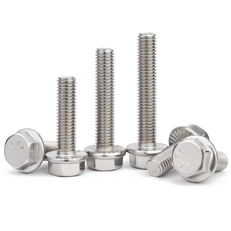 Manufacture OEM High Quality Stainless Steel DIN6921 Flange Bolt