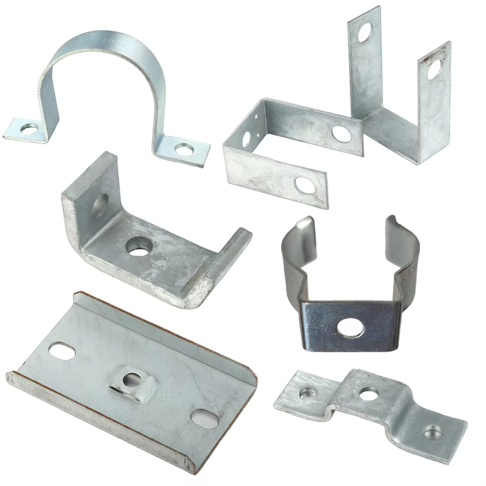 Customized hardware Stamping parts steel u shape bracket