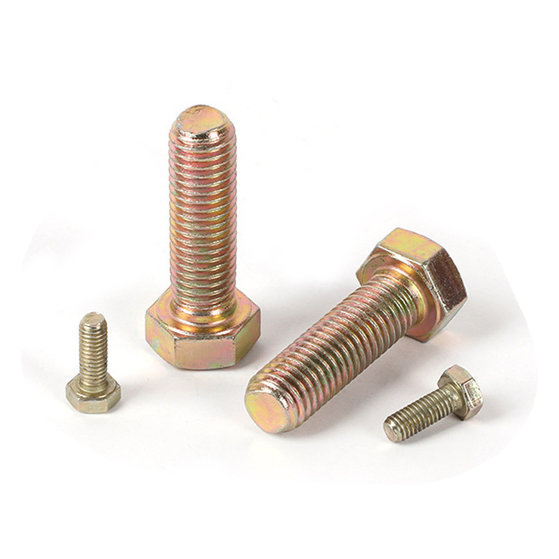 Wholesale Fastener Gr4.8 Gr8.8 Gr10.9 Carbon Steel DIN933 DIN931 Hex Head Bolt